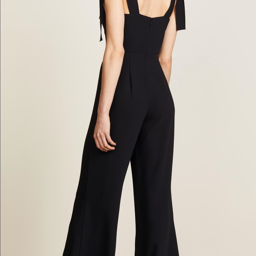 Amanda Uprichard black tie jumpsuit - Picture 2 of 8